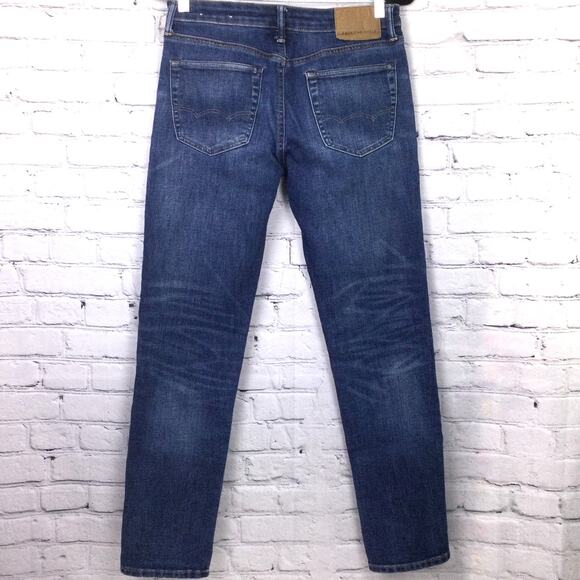 American Eagle Men's Next Level Airflex Medium Wash Slim Jeans Size 30X32 - Picture 3 of 9